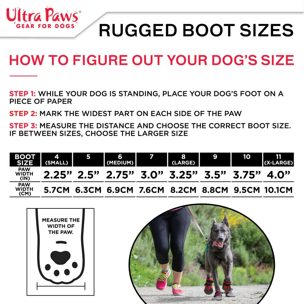 Zapatos outdoor negros ultra paws rugged